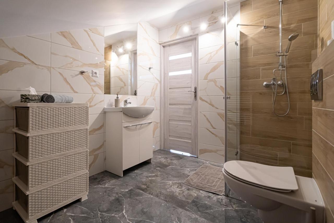 City Center Apartments Lofty Z Klimatyzacja เอากุสตูฟ ภายนอก รูปภาพ
